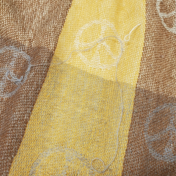 Peace Checkered Colorful Pashmina Scarf - Picture 10 of 14